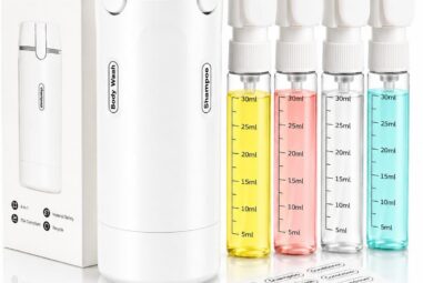 Refillable Travel Toiletry Bottles Set